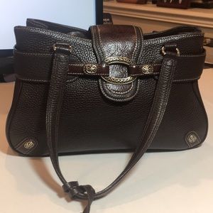 Brighton quality brown leather shoulder bag  .